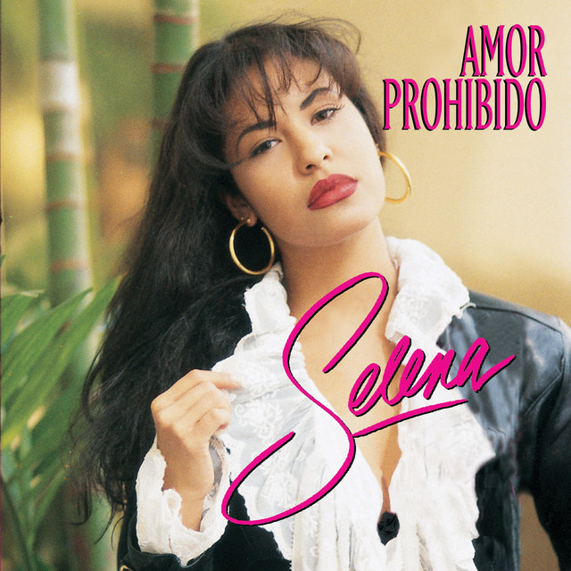 Amor Prohibido — Selena (1994). Tejano-cumbia as crossover pop: the Colombian beat processed through Corpus Christi brass arrangements into something that could sit on any US radio station.