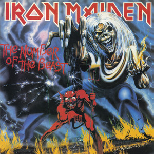 Iron Maiden — The Number of the Beast (1982). The album that made Iron Maiden the biggest metal band on earth — the one they'll be playing from, among others, on the Run For Your Lives 50th anniversary tour. The Derek Riggs cover: Eddie as puppeteer, Satan as marionette. It still doesn't look like anything else.